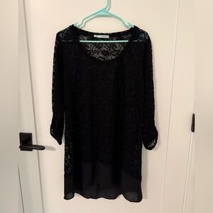 Maurices lace tunic top